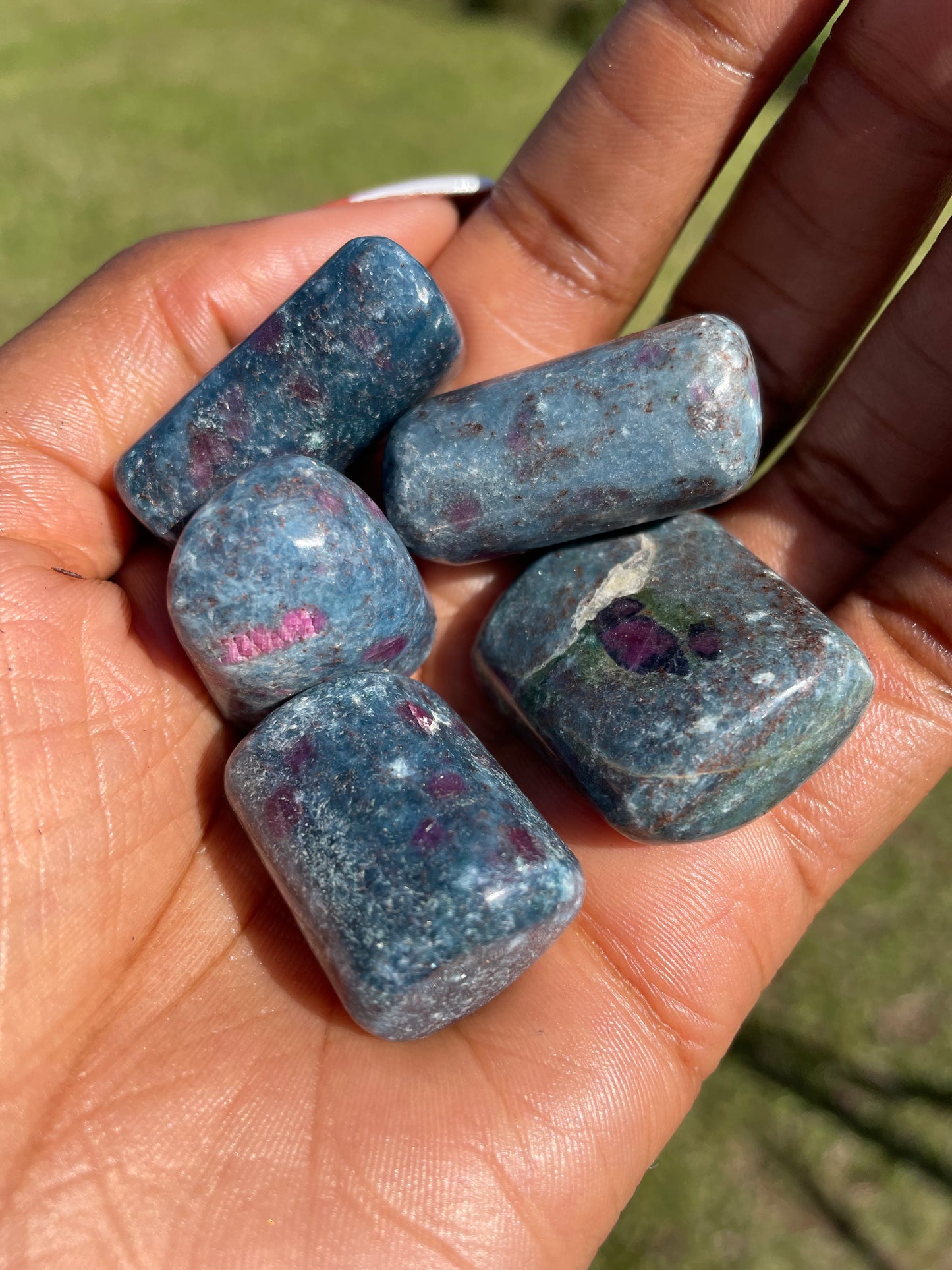 Tumbled Ruby Kyanite India