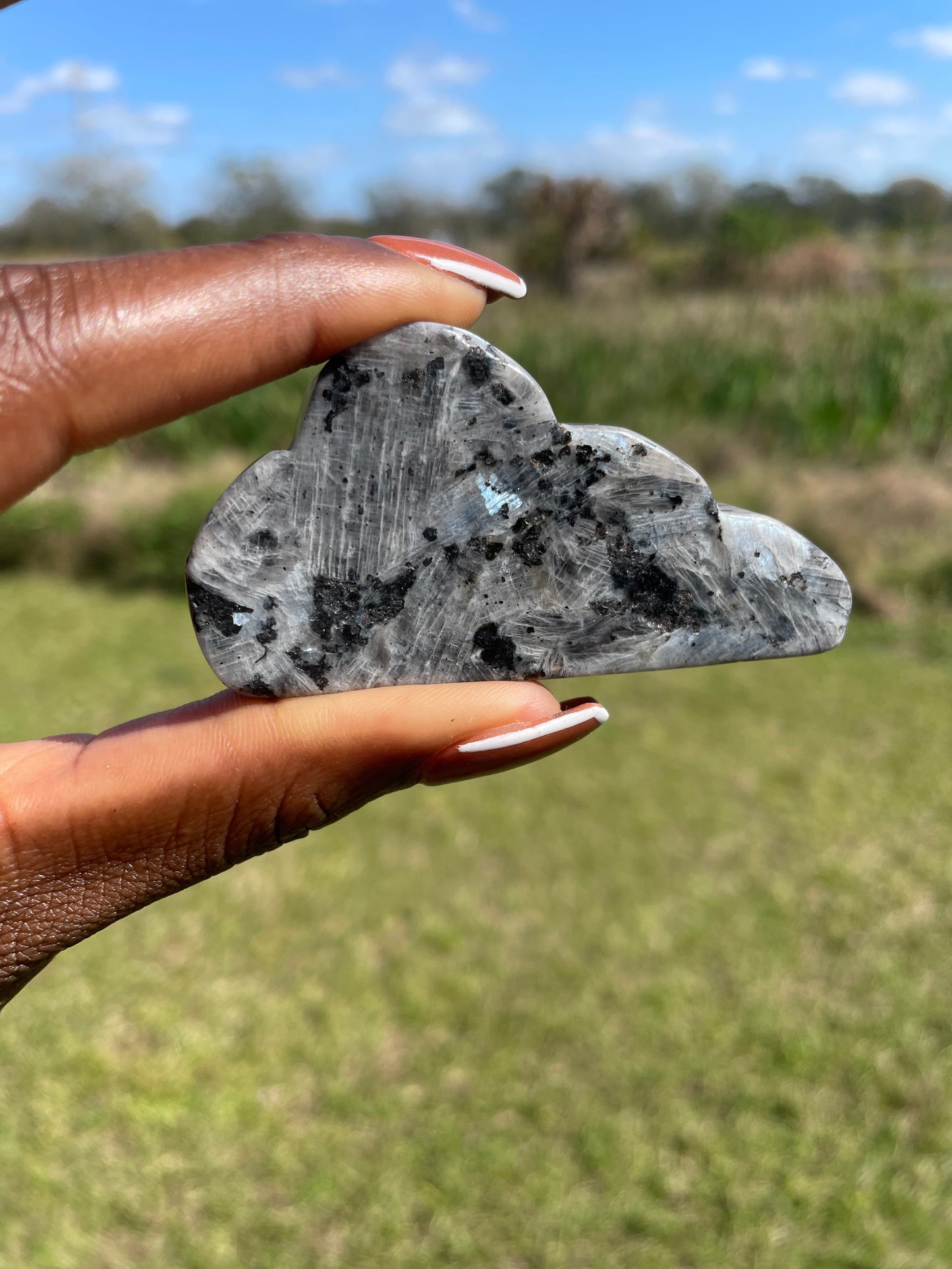 Larvikite Cloud Carving